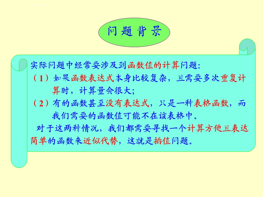 第一节 引言和拉格朗日插值ppt课件.ppt_第2页