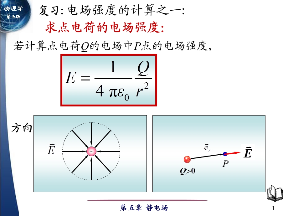 电场强度通量 高斯定理ppt课件.ppt_第1页