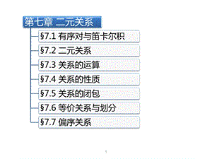 第七章 二元关系ppt课件.ppt