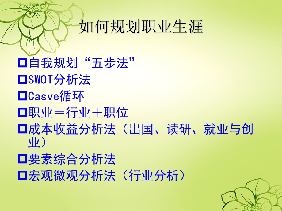 职业生涯规划书分析ppt课件.ppt_第3页