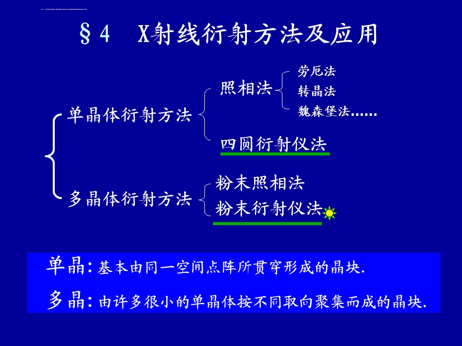 第二章 X射线衍射分析方法及应用ppt课件.ppt_第1页