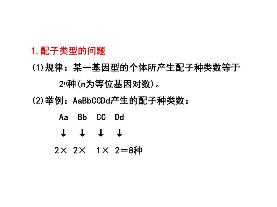 自由组合定律解题技巧ppt课件.ppt_第2页