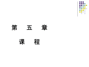 第五章 课程章节ppt课件.ppt