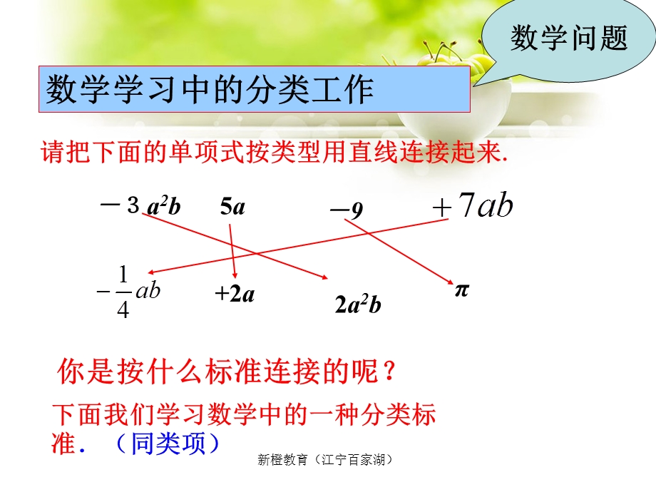 苏教版数学初中一年级上册《合并同类项》ppt课件.ppt_第3页