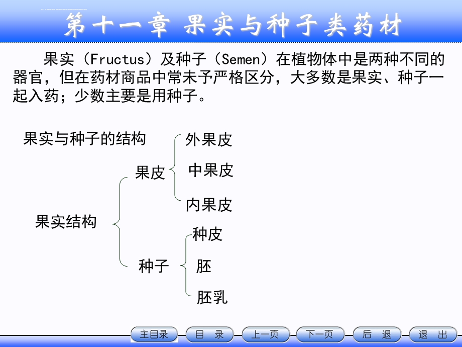 第十一章 果实与种子类药材ppt课件.ppt_第1页