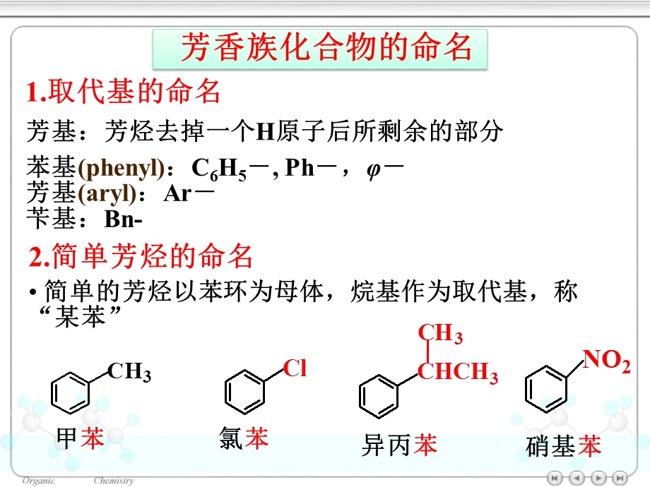 芳香族化合物的命名ppt课件.ppt_第1页