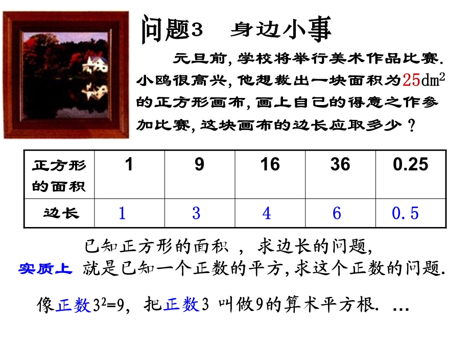 算数平方根ppt课件（第一课）.ppt_第3页