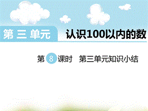 苏教版数学一年级下册总复习ppt课件：第三单元第8课时 第三单元知识小结.ppt