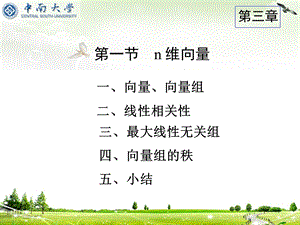 线性代数之3.1 n维向量ppt课件.ppt