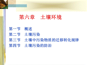 第六章 土壤环境ppt课件.ppt