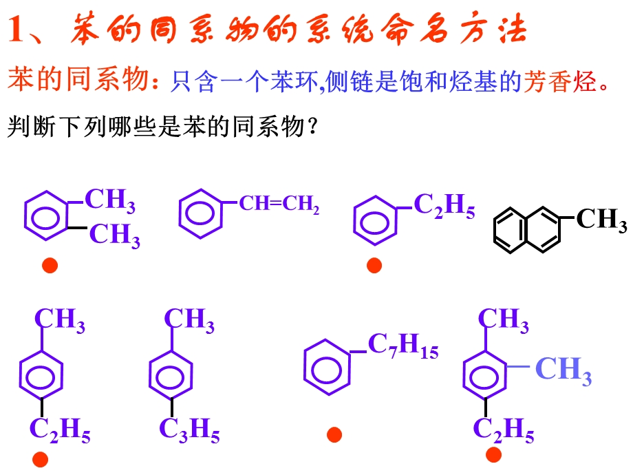 苯的同系物的命名ppt课件.ppt_第3页