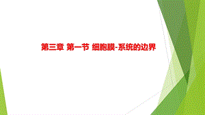 细胞膜 系统的边界说课ppt课件.ppt