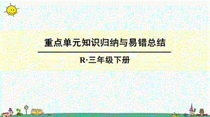 部编人教版三年级下册数学6.年、月、日重点单元知识归纳与易错总结ppt课件.ppt