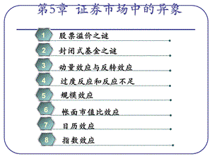 证券市场中的异象ppt课件.ppt