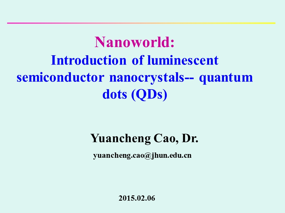 量子点简介及其显示器件ppt课件.ppt_第1页