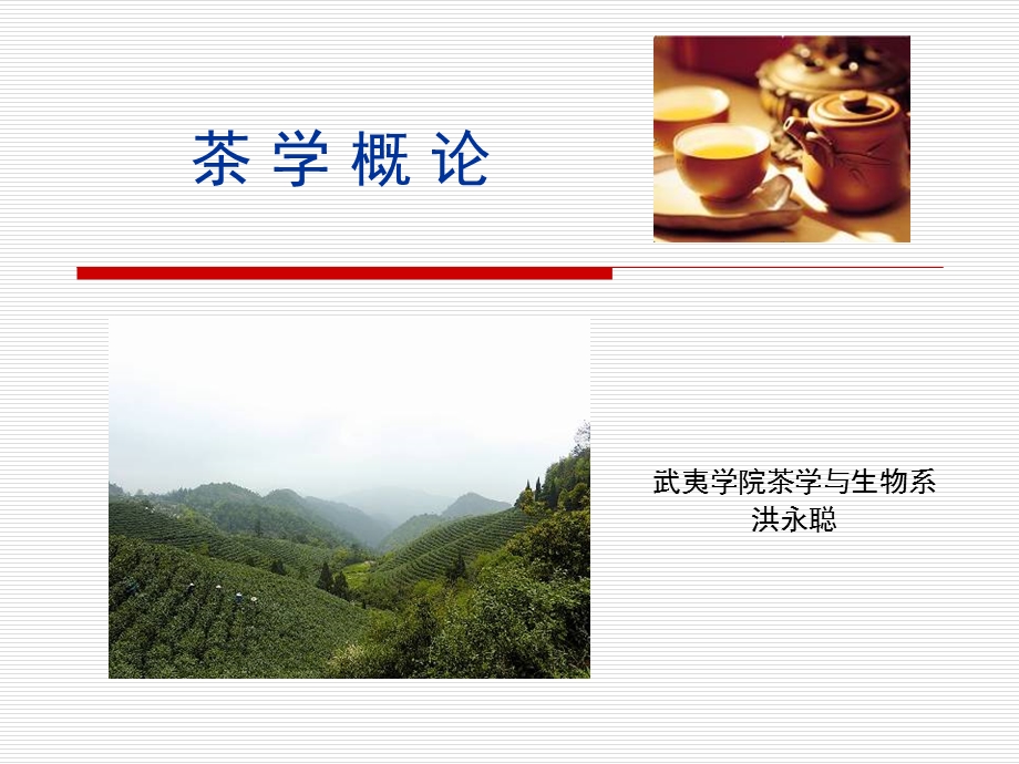 茶学概论 第二章 茶树的生物学特性(2学时)ppt课件.ppt_第1页