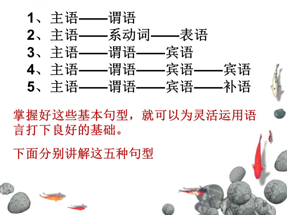 英语五种基本句型及一个特殊句式详解ppt课件.ppt_第2页