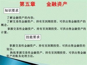 财务会计知识点 金融资产ppt课件.ppt