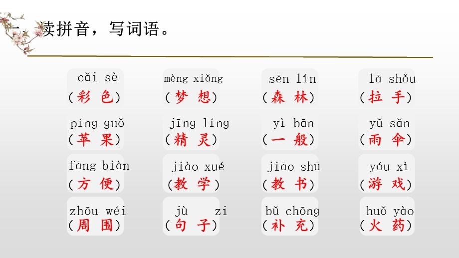 部编版二年级下语文 第四单元 复习课件.pptx_第3页