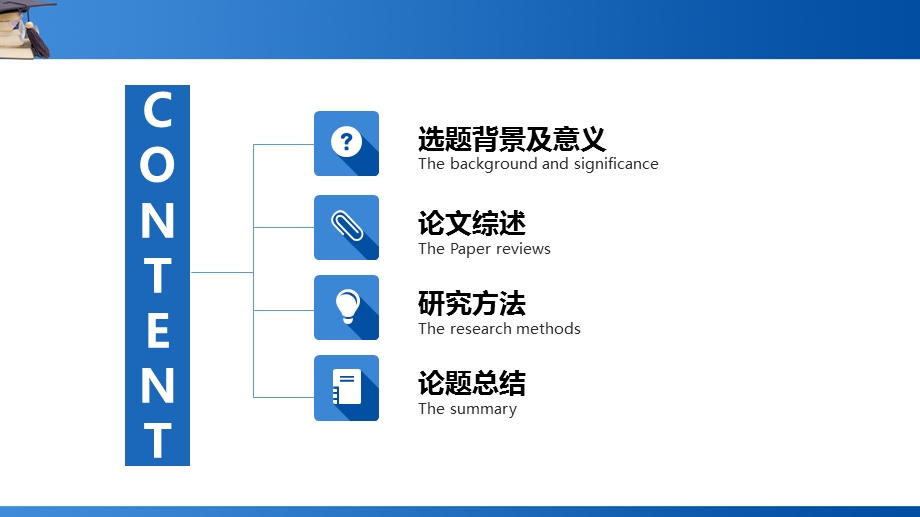 蓝色简洁毕业答辩ppt课件.pptx_第2页