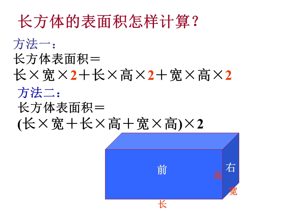 长方体、正方体表面积练习课ppt课件.ppt_第3页