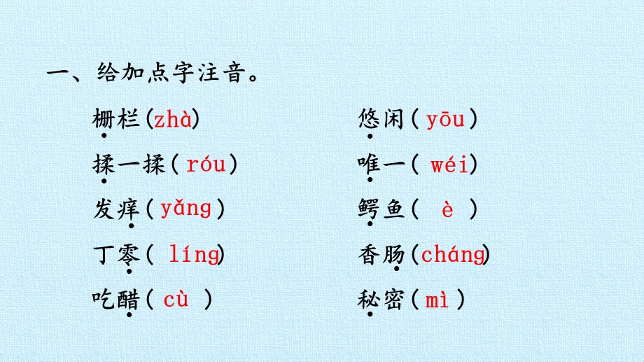 部编版三年级下册语文《第五单元 复习》ppt优质公开课件.pptx_第2页