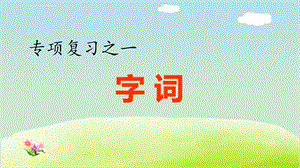 部编版(人教)小学语文六年级下册期末复习 1.专项复习之一 字词专项ppt课件.ppt