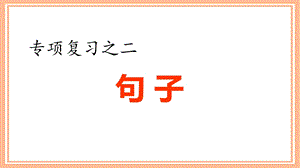 部编版四年级语文下册《专项复习之二 句子专项》ppt课件.pptx