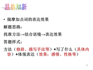 赏析句子的表达效果ppt课件.ppt