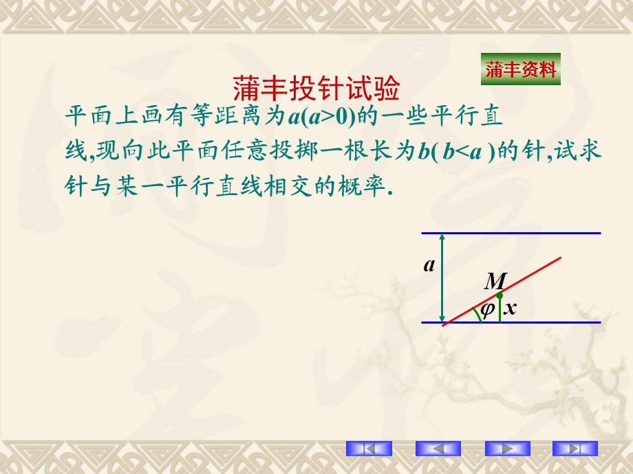 蒲丰投针试验讲解ppt课件.ppt_第1页