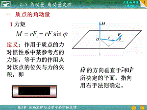 角动量 角动量定理ppt课件.ppt