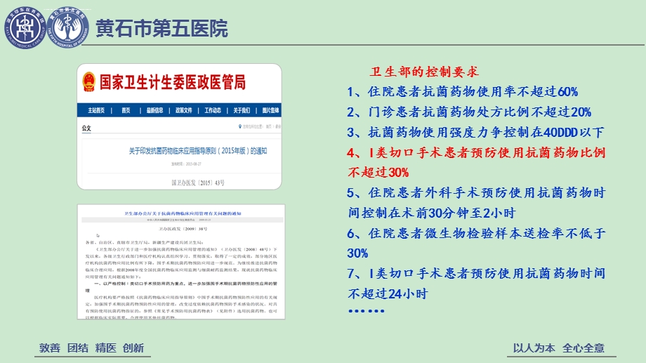 降低住院患者ⅰ类手术切口预防性抗菌药物使用率ppt课件.ppt_第2页