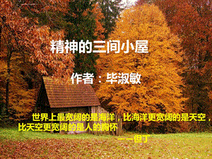 精神的三间小屋PPT课件.ppt