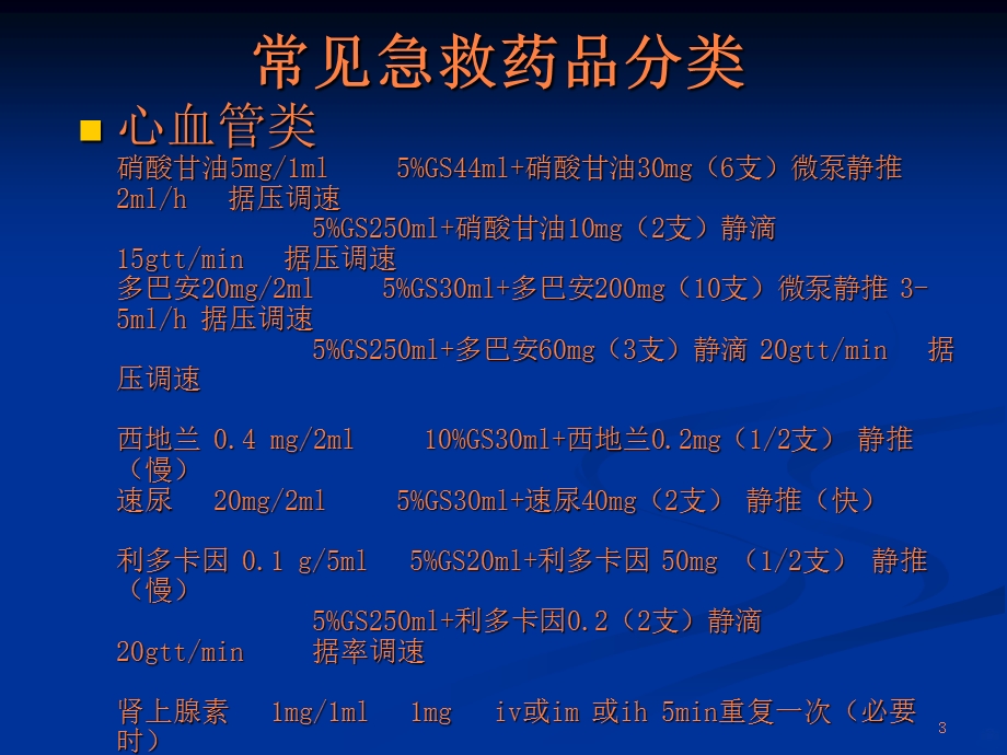 急救药品的应用课件.ppt_第3页