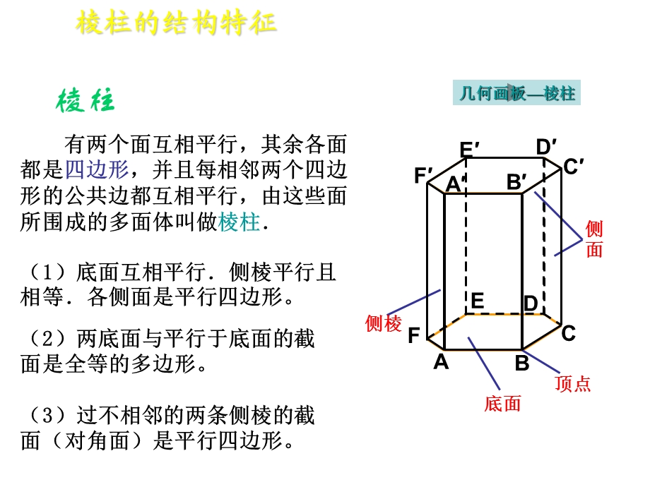 高一数学棱柱棱锥和棱台的结构特征ppt课件.ppt_第3页