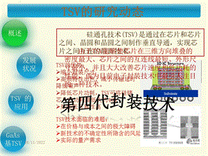 硅通孔技术TSV研究课件.ppt