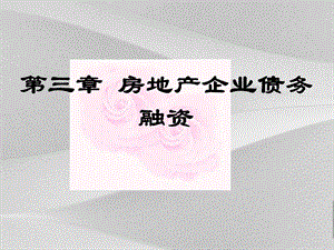 房地产企业债务融资概括课件.ppt