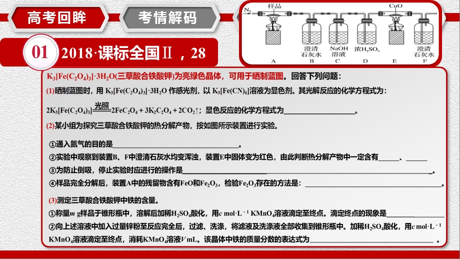 高三化学二轮复习专题十一：综合实验探究ppt课件.pptx_第3页