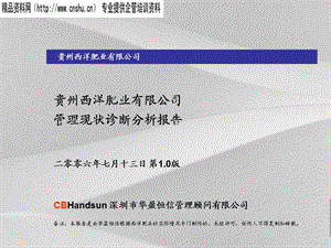 公司管理现状诊断分析报告课件.ppt