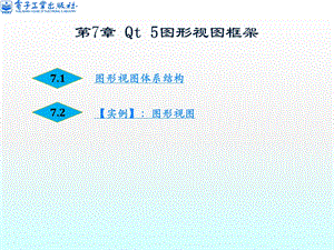 第7章Qt5图形视图框架PPT课件.ppt