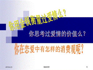 你思考过爱情的价值么课件.ppt