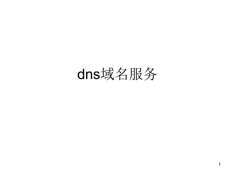 DNS服务器课件.ppt_第1页