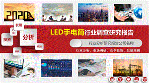 LED手电筒行业研究报告课件.pptx