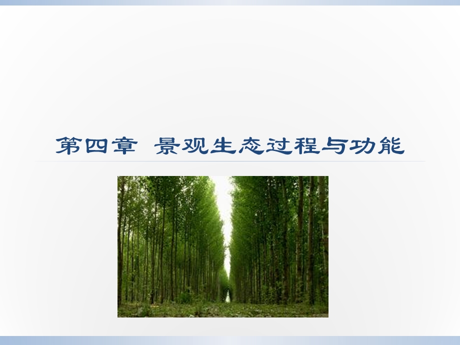 第四章 景观生态过程与功能课件.ppt_第1页