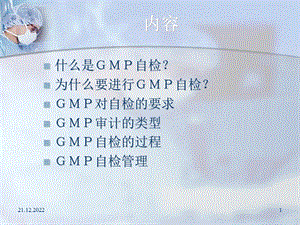 GMP培训资料 自检概述课件.ppt