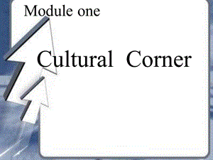 CulturalCornerPPT课件外研版选修.ppt