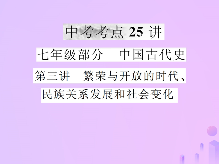 中考历史复习第三讲繁荣与开放的时代民族关系发展和课件.ppt_第1页