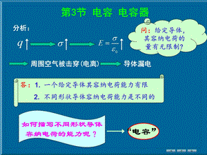 电容 电容器 (大学物理)课件.ppt