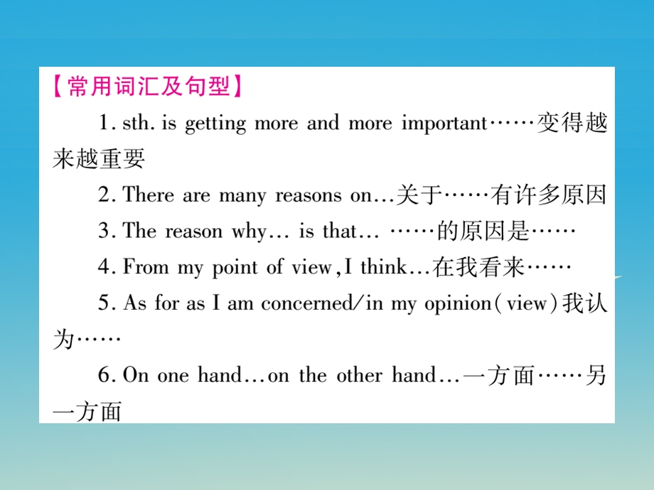 (四川地区)中考英语总复习专题突破十九书面表达课课件.ppt_第2页