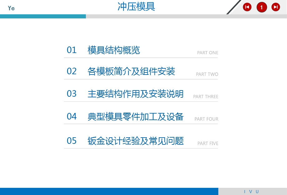 冲压模具结构最清晰讲解 原创 图文讲解课件.ppt_第1页